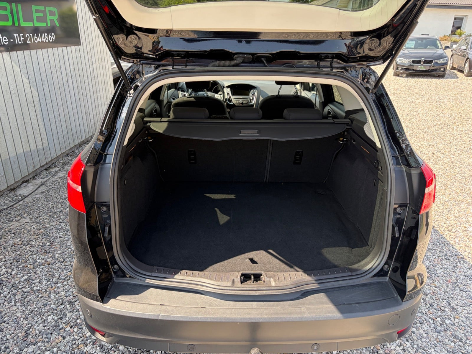 Sort Ford Focus fra 2018