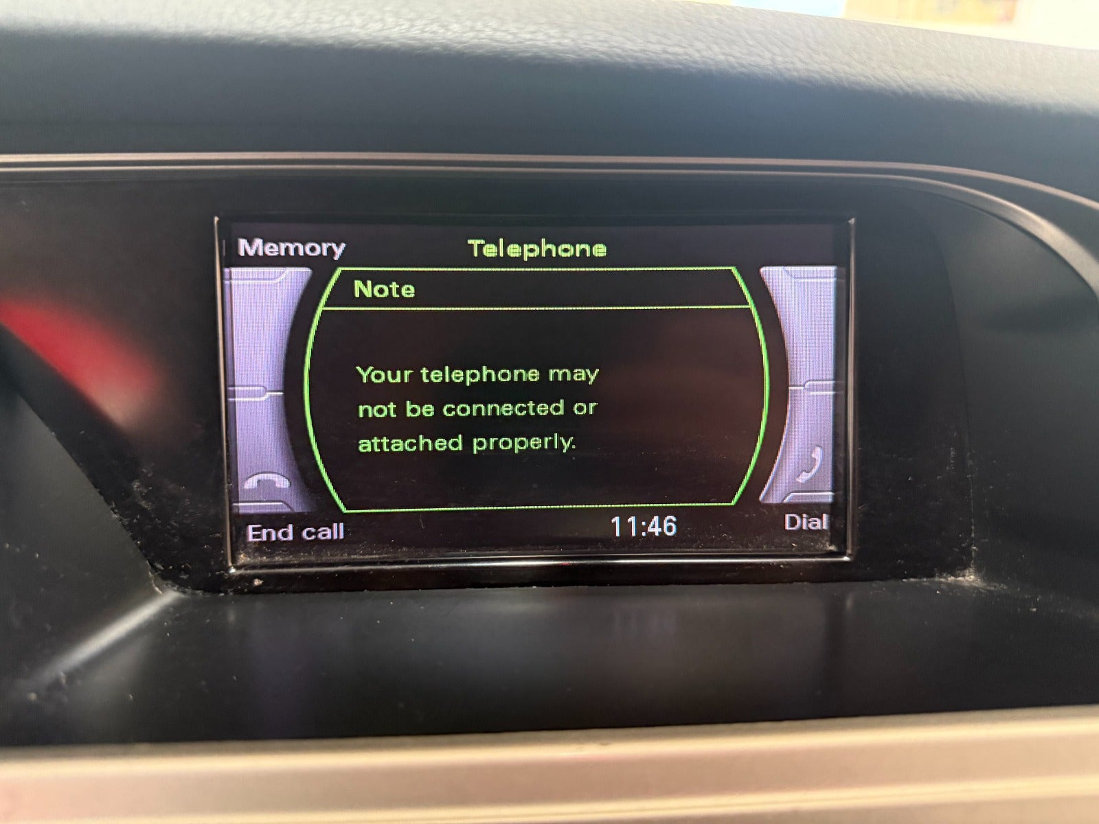 Sort Audi A4 fra 2010