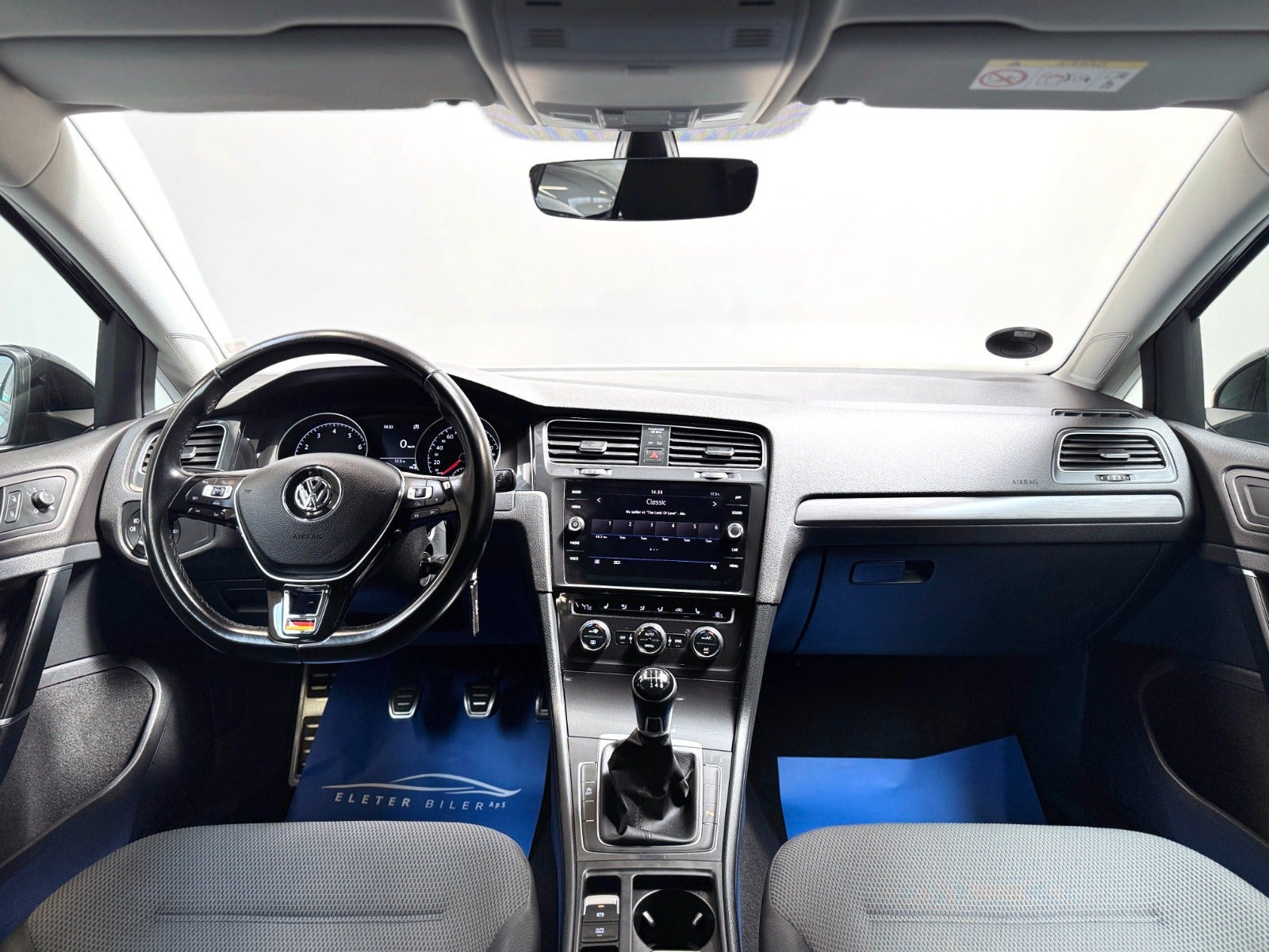 Sort VW Golf VII fra 2018
