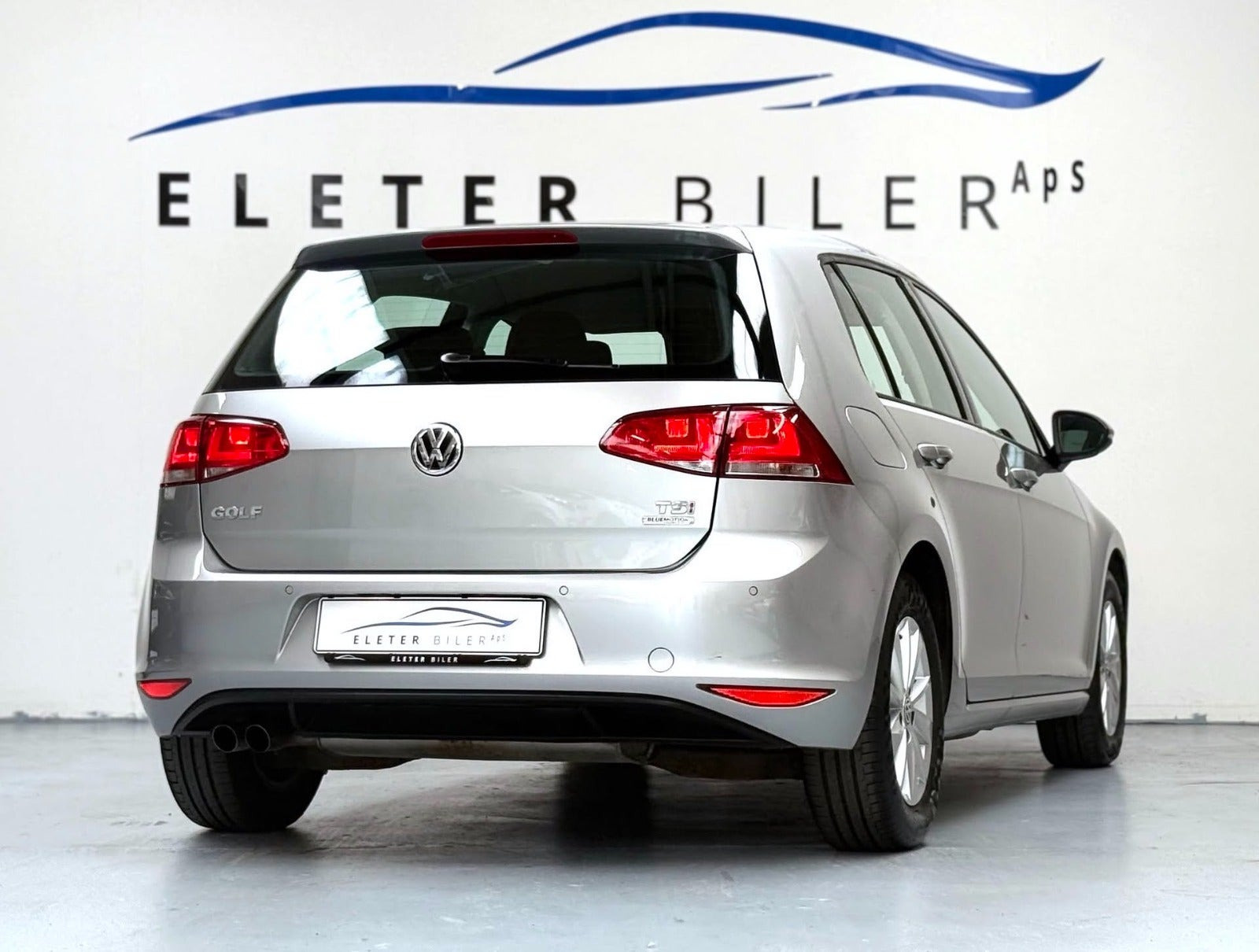 Sølv VW Golf VII fra 2014
