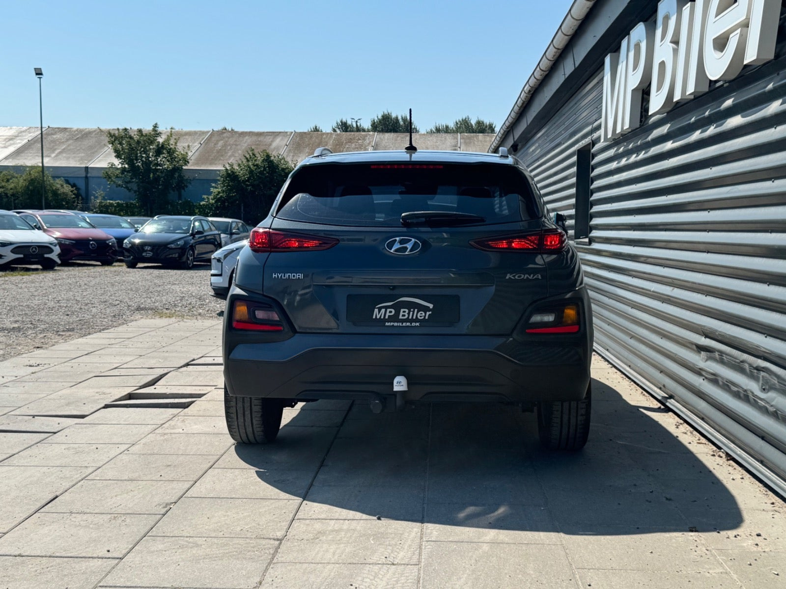 Grøn Hyundai Kona fra 2019