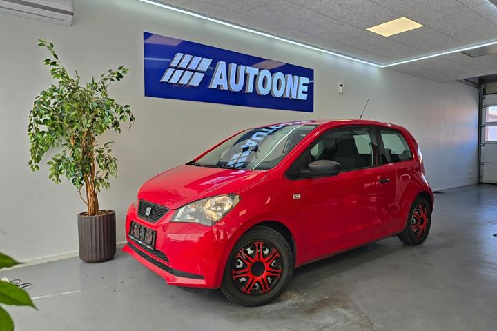 Rød Seat Mii fra 2013