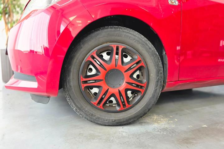 Rød Seat Mii fra 2013