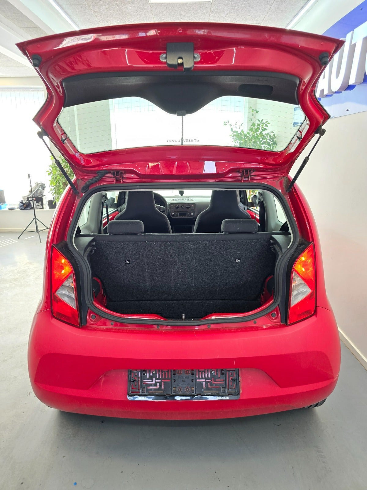 Rød Seat Mii fra 2013