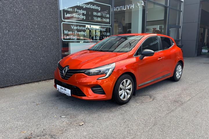 Orange Renault Clio V fra 2020