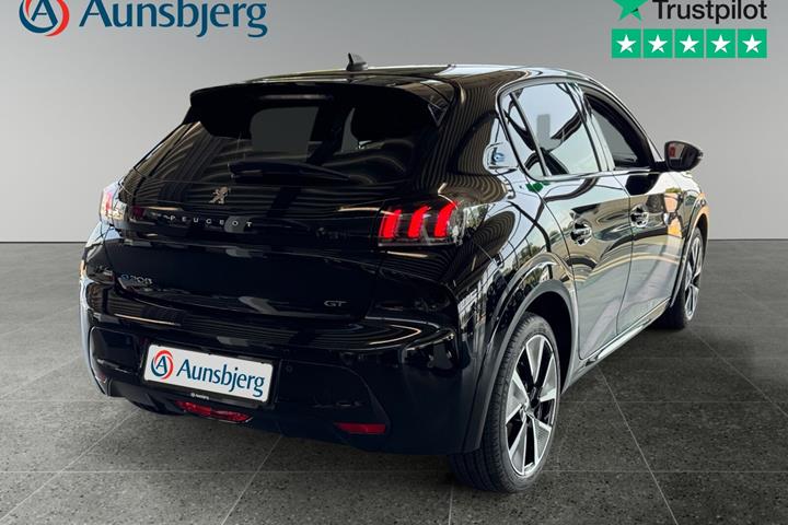 Sort Peugeot e-208 fra 2022