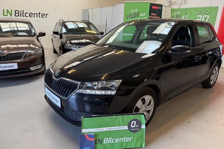 Sort Skoda Fabia fra 2020