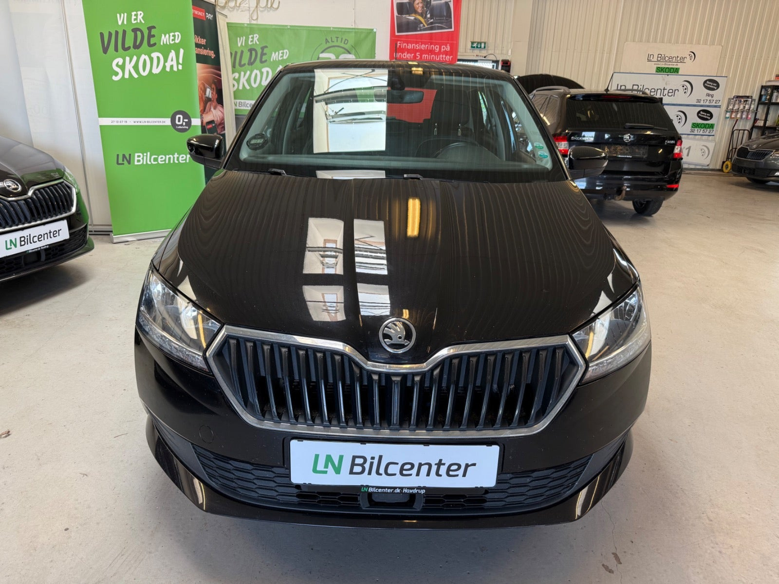 Sort Skoda Fabia fra 2020