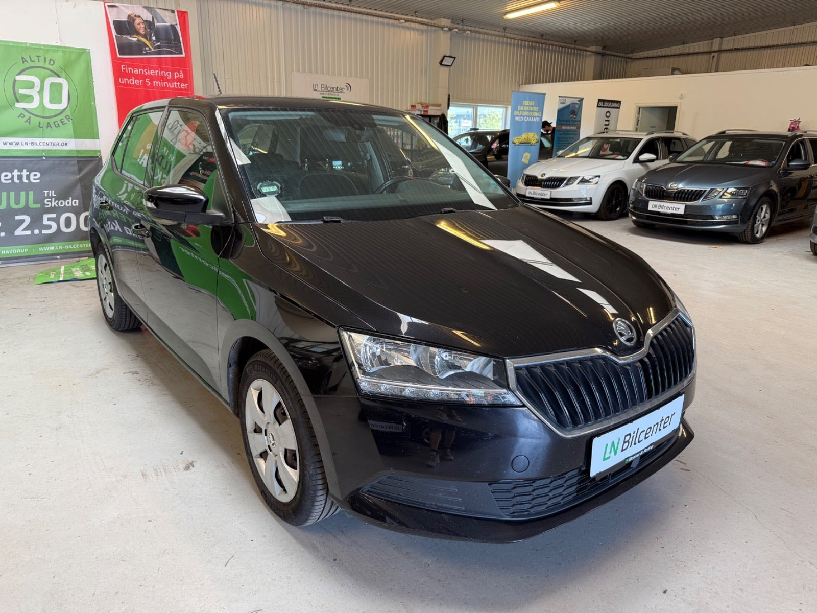 Sort Skoda Fabia fra 2020