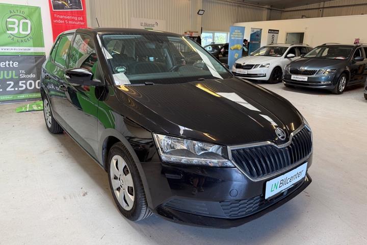 Sort Skoda Fabia fra 2020