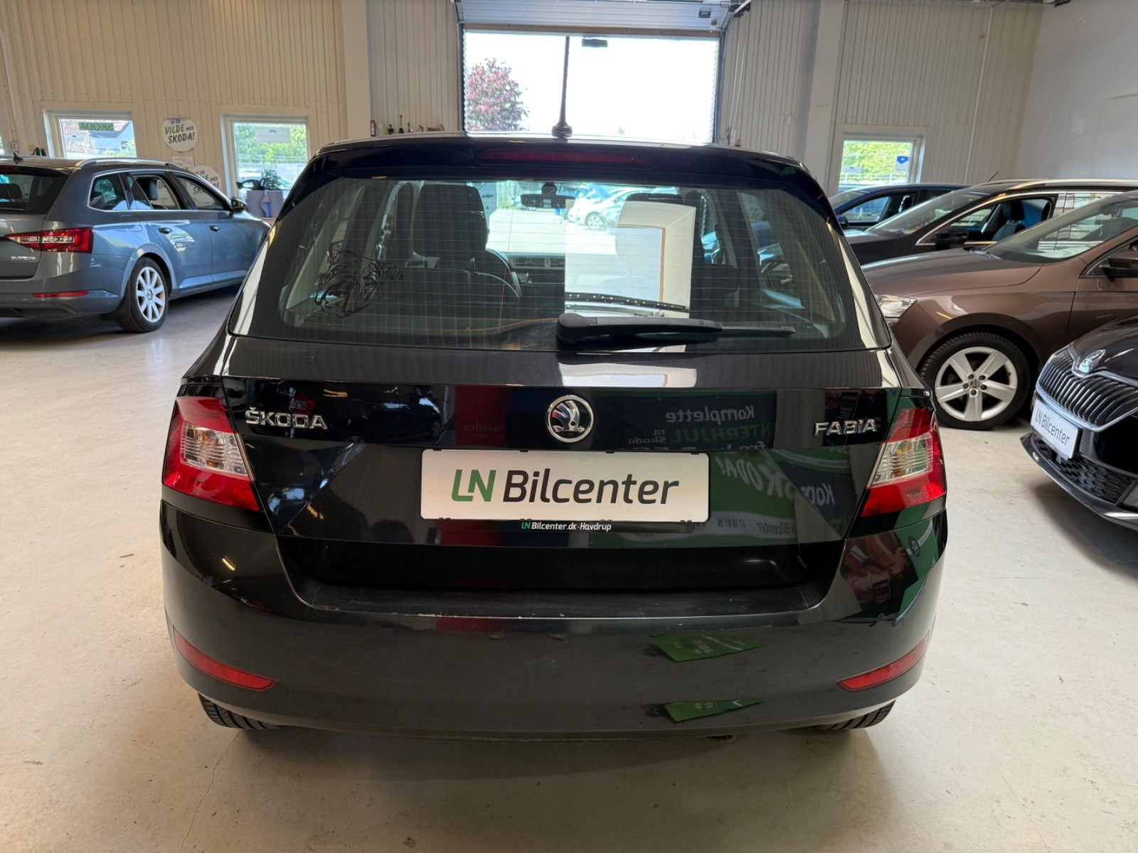 Sort Skoda Fabia fra 2020