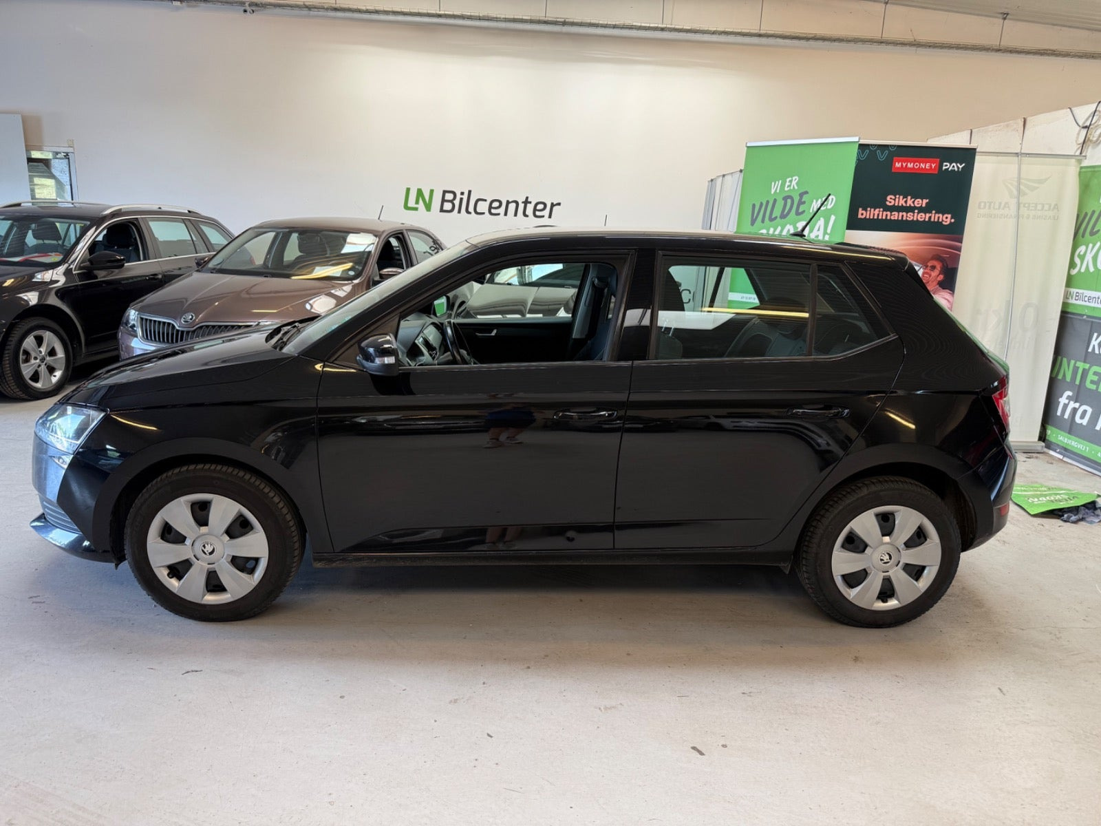 Sort Skoda Fabia fra 2020