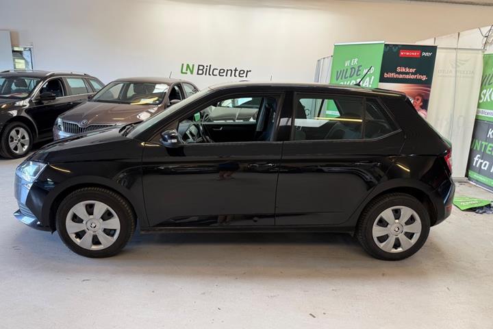 Sort Skoda Fabia fra 2020