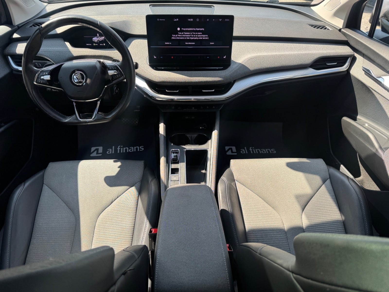 Sort Skoda Enyaq fra 2022