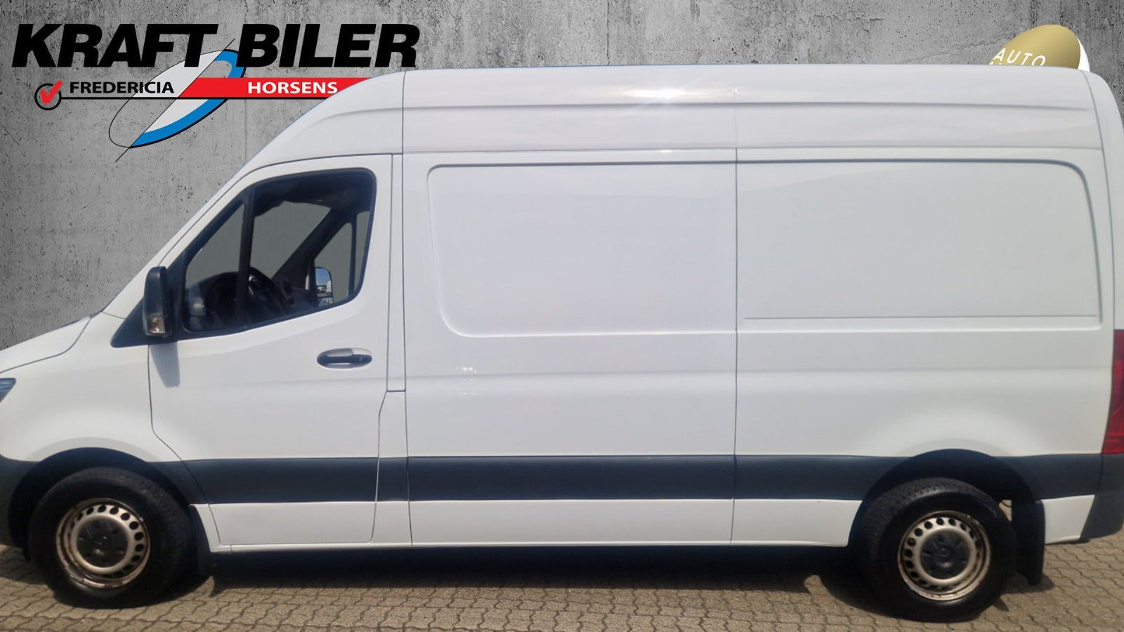 Hvid Mercedes Sprinter 314 fra 2018