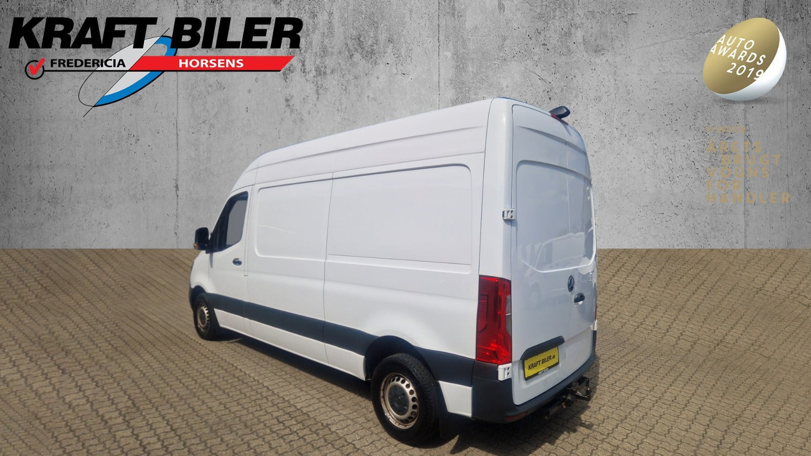 Hvid Mercedes Sprinter 314 fra 2018