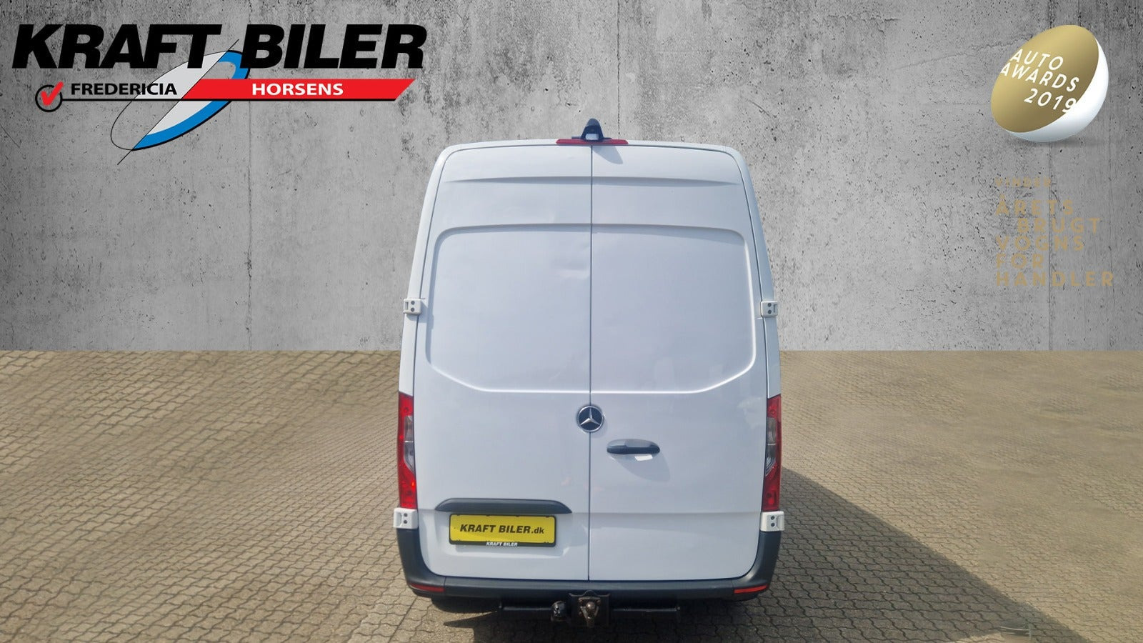 Hvid Mercedes Sprinter 314 fra 2018