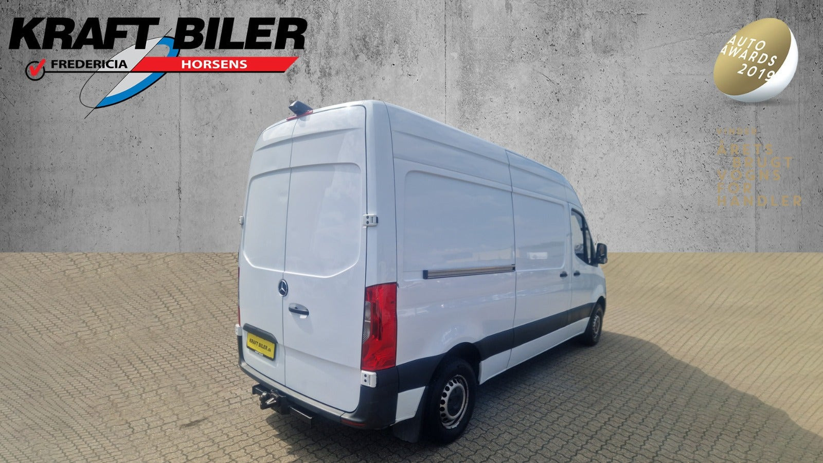 Hvid Mercedes Sprinter 314 fra 2018