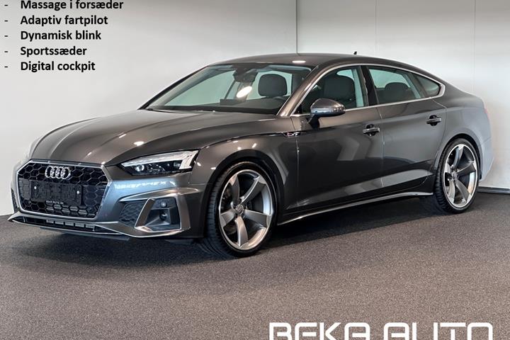 Grå Audi A5 fra 2020