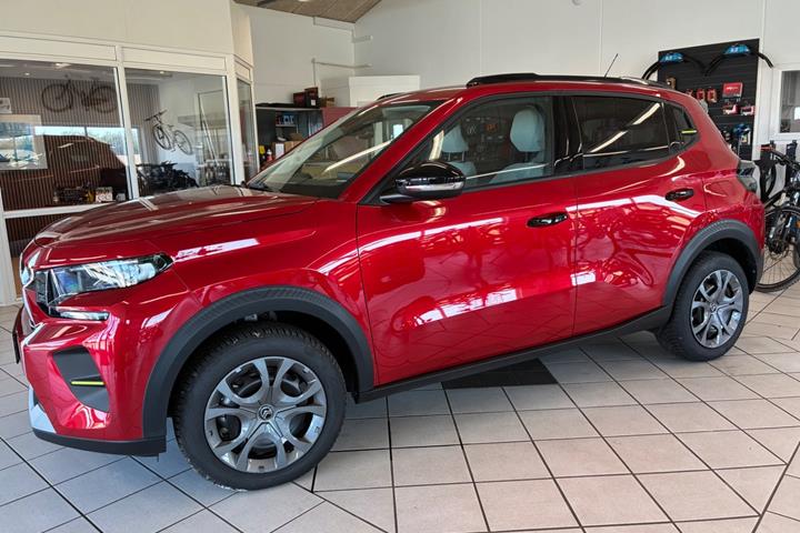 Rød Citroën ë-C3 fra 2025