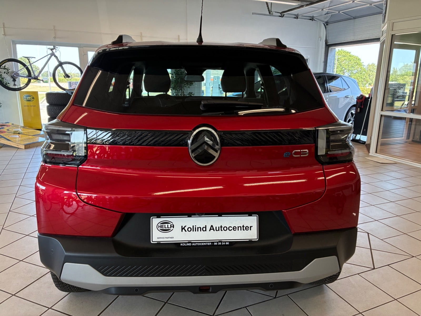 Rød Citroën ë-C3 fra 2025