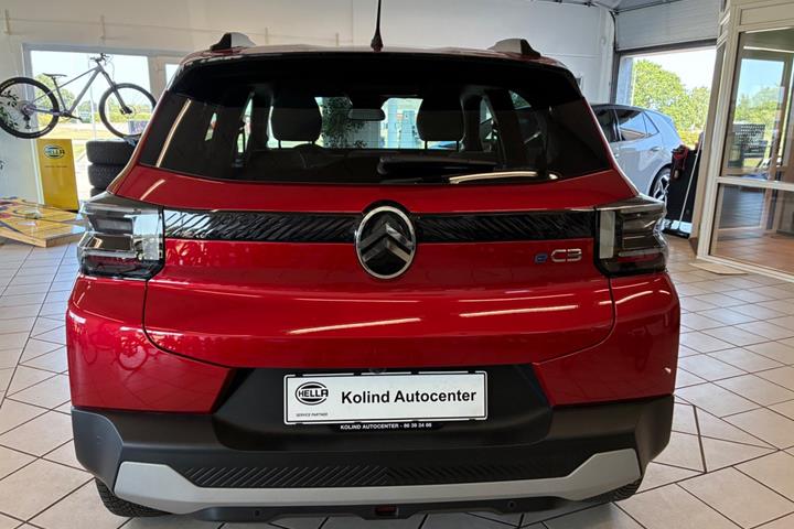 Rød Citroën ë-C3 fra 2025