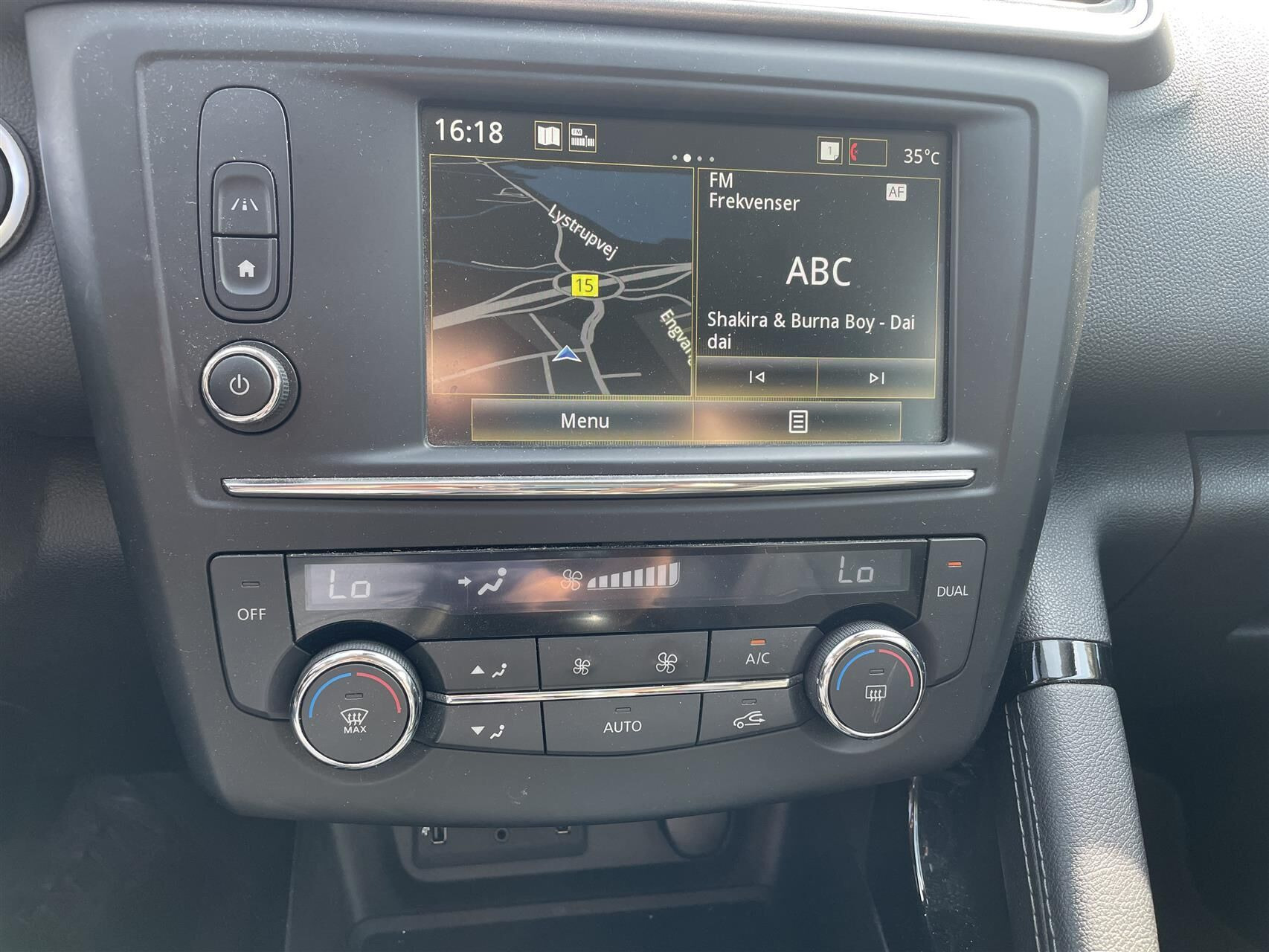Hvid Renault Kadjar fra 2016