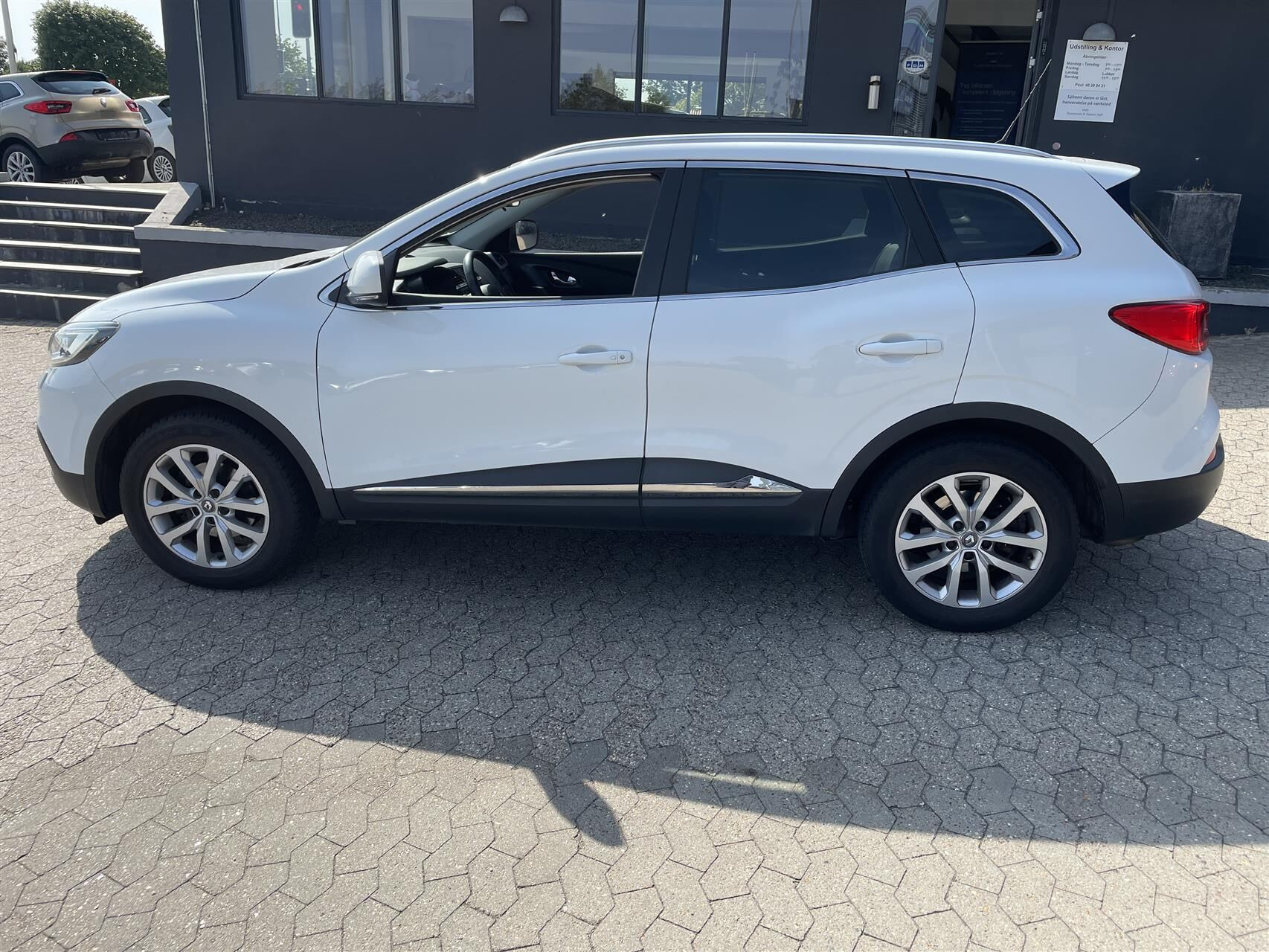 Hvid Renault Kadjar fra 2016