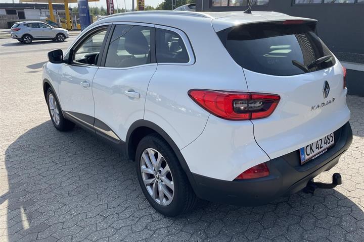 Hvid Renault Kadjar fra 2016