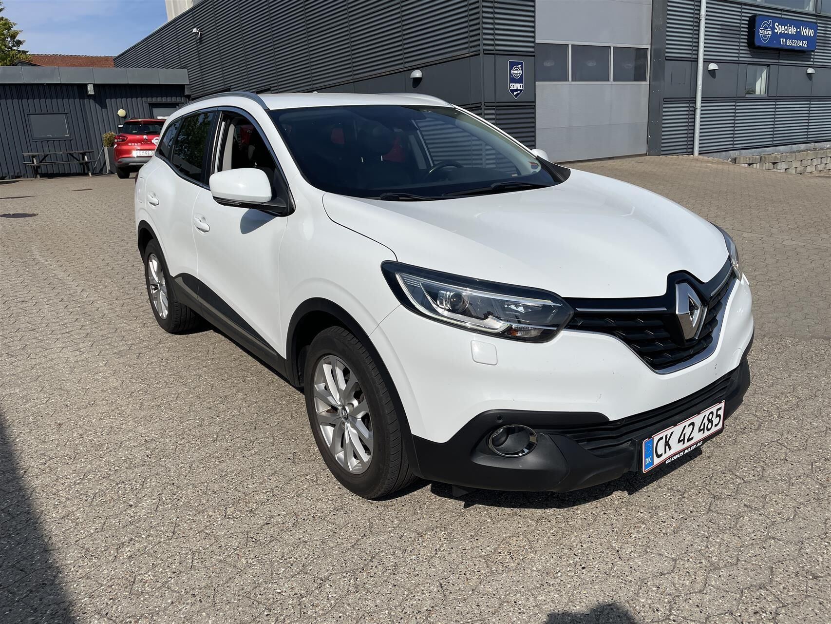Hvid Renault Kadjar fra 2016