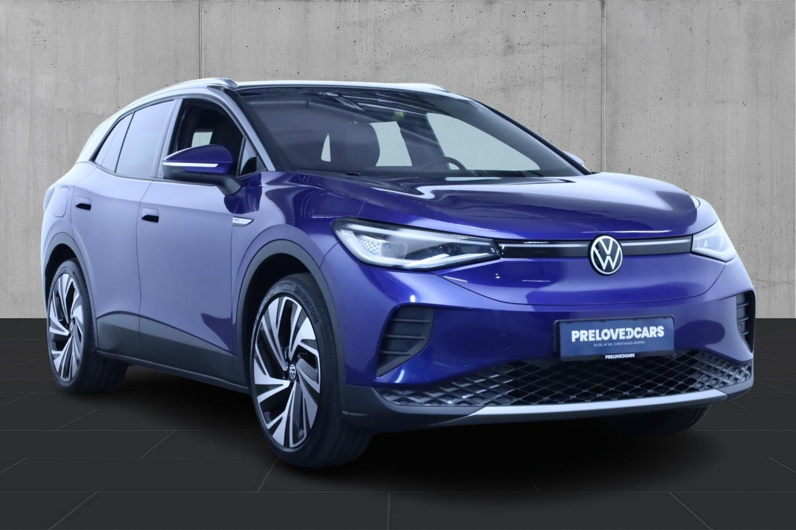 Blå VW ID.4 fra 2023