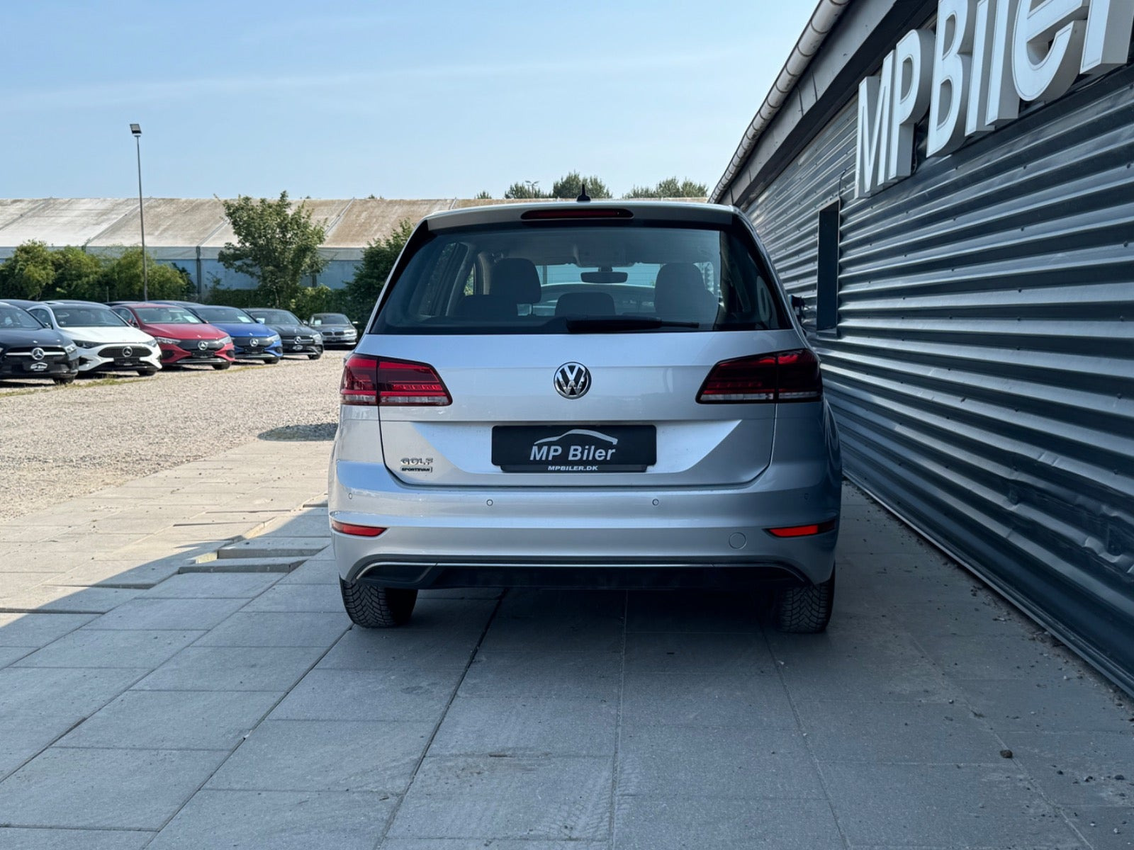 Sølv VW Golf Sportsvan fra 2019