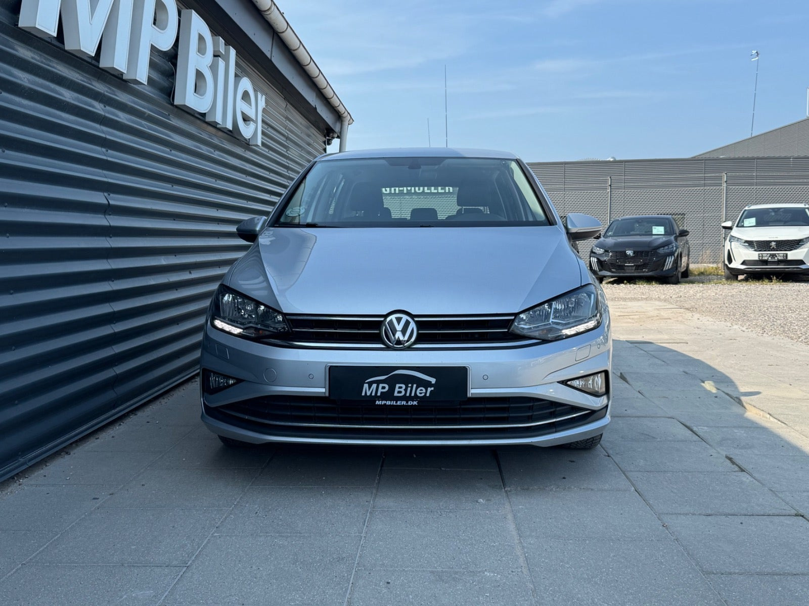 Sølv VW Golf Sportsvan fra 2019