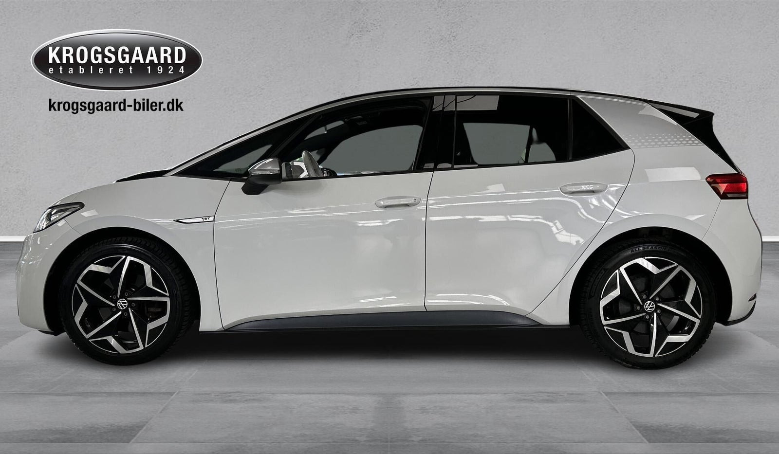 Hvid VW ID.3 fra 2021