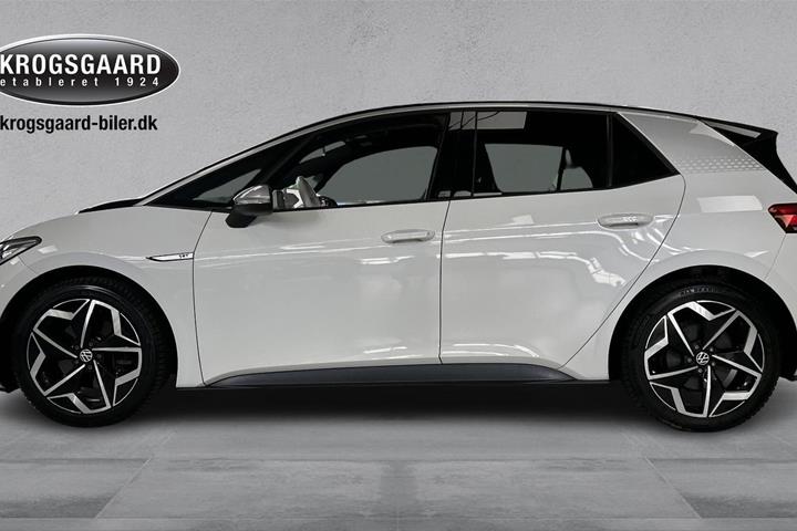 Hvid VW ID.3 fra 2021