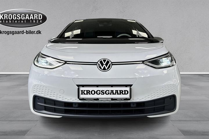 Hvid VW ID.3 fra 2021