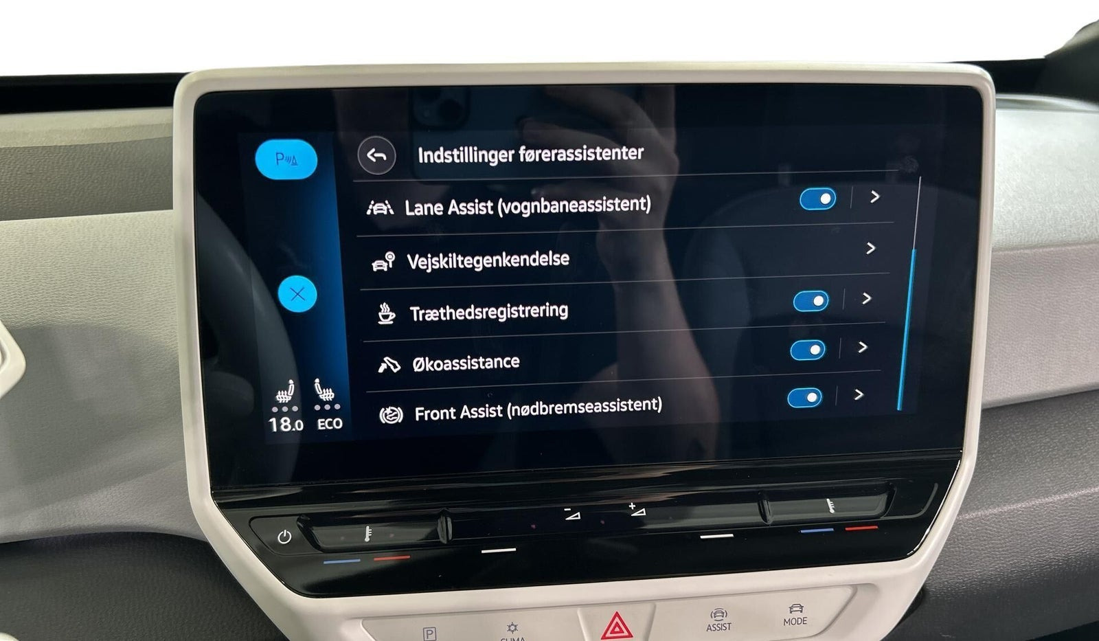 Hvid VW ID.3 fra 2021