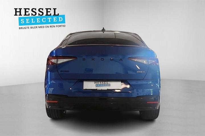 Blå Skoda Enyaq fra 2026