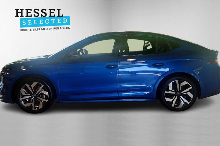 Blå Skoda Enyaq fra 2026