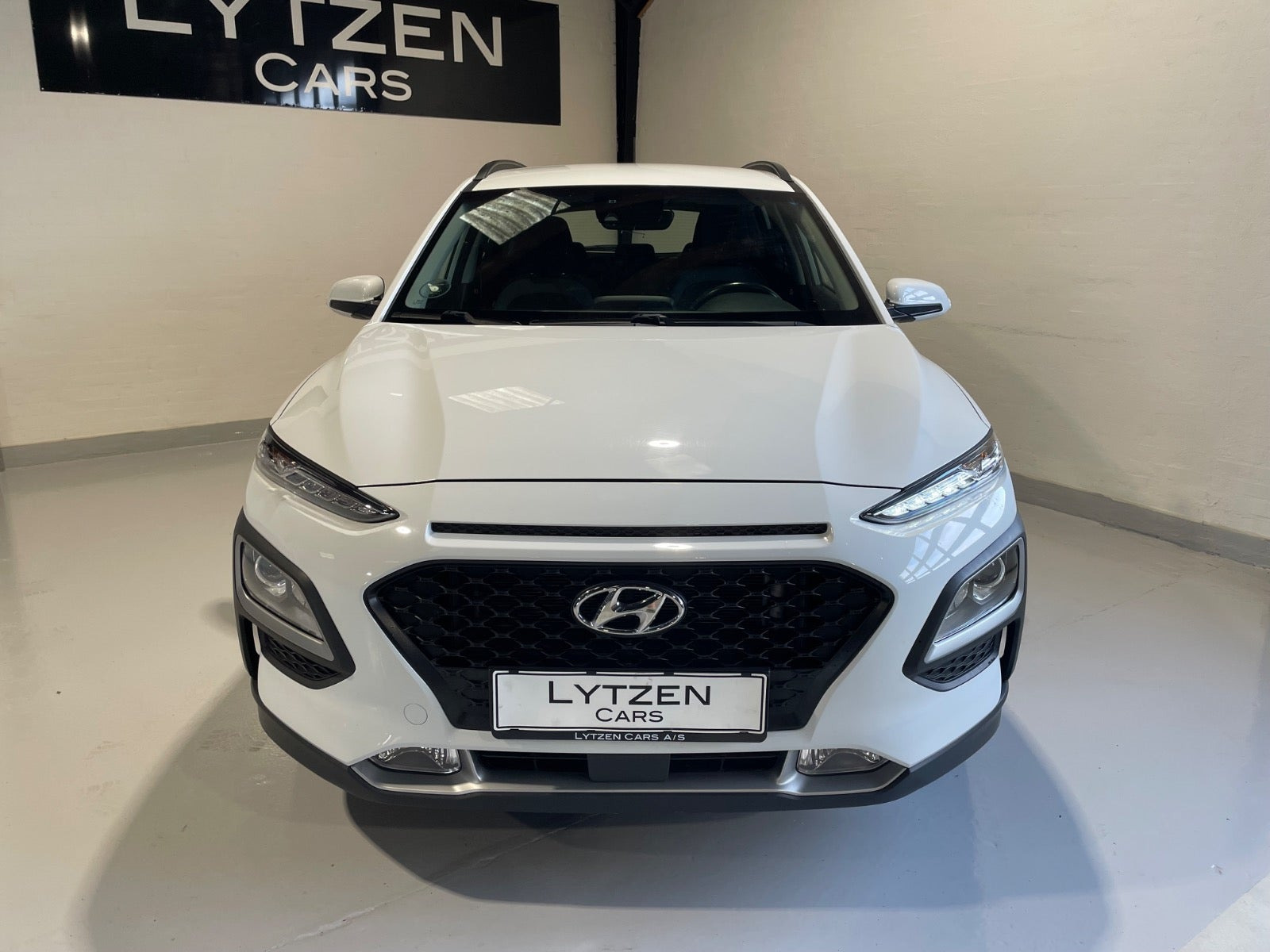 Hvid Hyundai Kona fra 2020