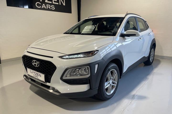 Hvid Hyundai Kona fra 2020