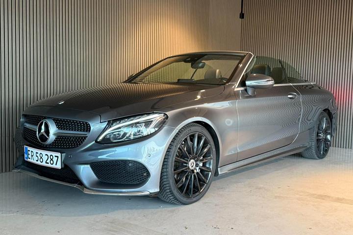 Grå Mercedes C220 d fra 2017
