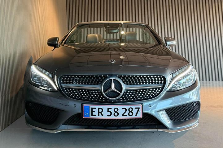 Grå Mercedes C220 d fra 2017