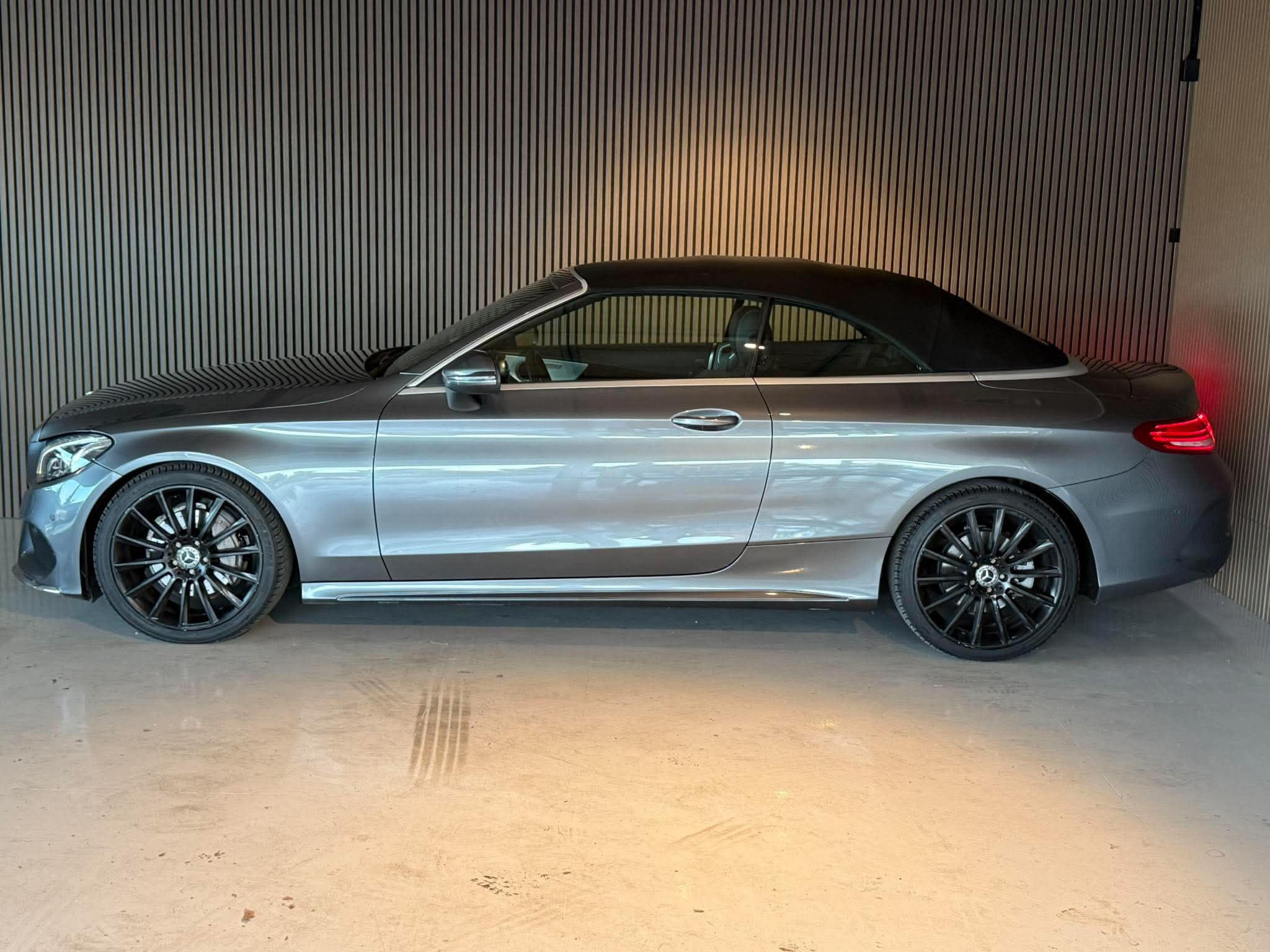 Grå Mercedes C220 d fra 2017