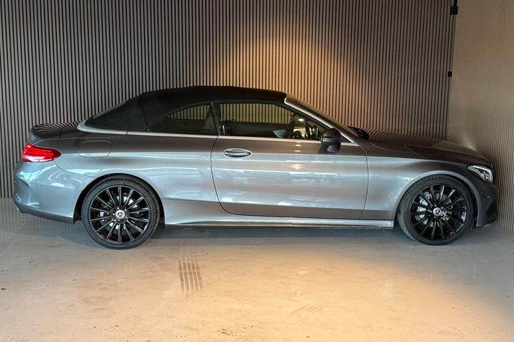 Grå Mercedes C220 d fra 2017