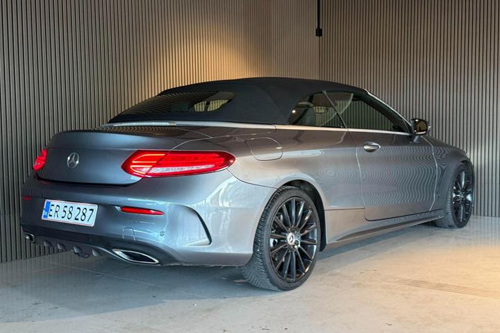 Grå Mercedes C220 d fra 2017
