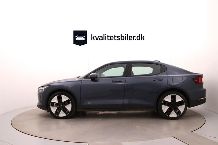 Blå Polestar 2 fra 2023