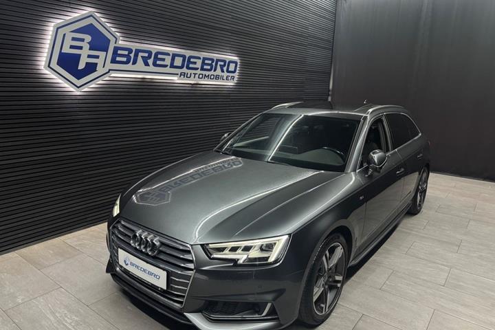 Grå Audi A4 fra 2016