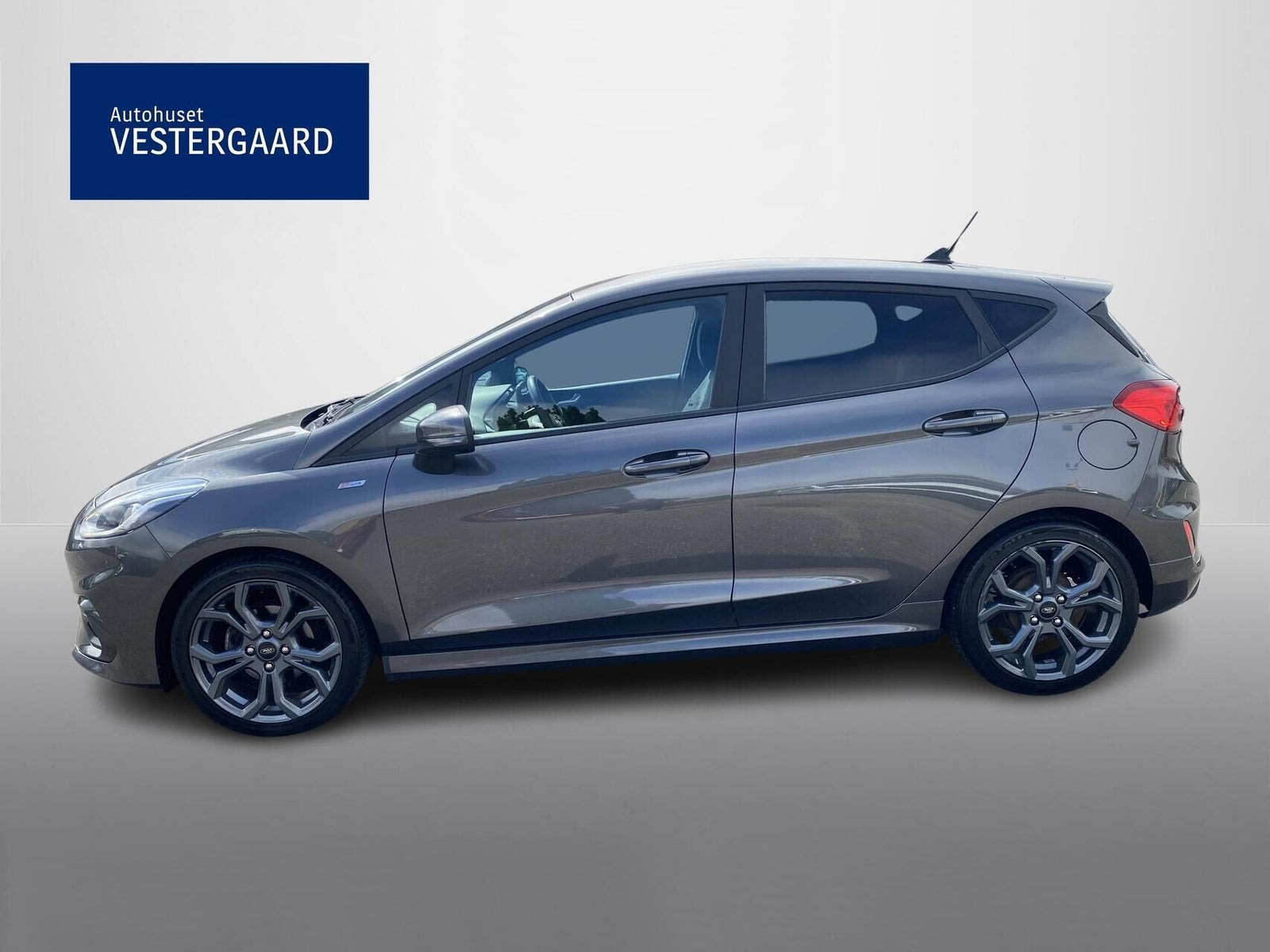 Grå Ford Fiesta fra 2020