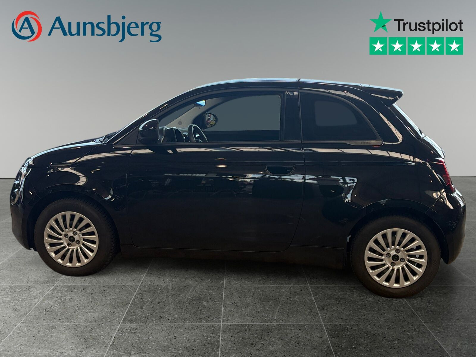 Sort Fiat 500e fra 2022